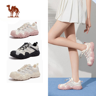 CAMEL CROWN  Giày thường ngày dành cho nữ Giày đi bộ ngoài trời Giày bố dễ thương xấu xí