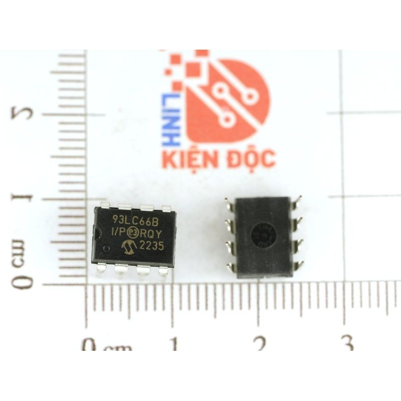 [Combo 2 chiếc] 93LC66B, 93LC66B-I/P IC EEPROM DIP-8