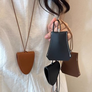 Giá đỡ vòng cổ bằng da cao cấp cho kính có dây chuyền áo len, Hộp đựng kính mắt ngoài trời thời trang và thiết thực