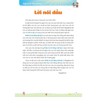 Sách Phiếu Ôn Hè Tiếng Việt Lớp 3