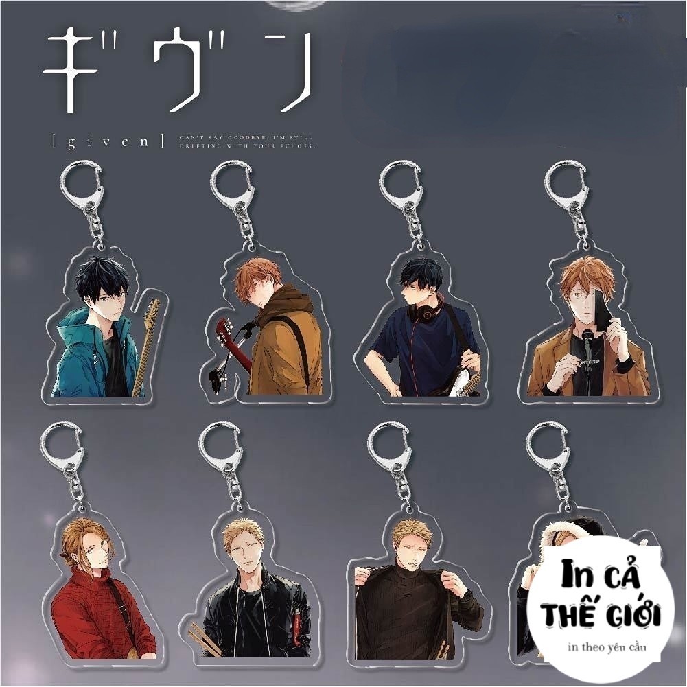 Móc Chìa Khóa Bằng Acrylic In Hình Anime Given Given Độc Đáo