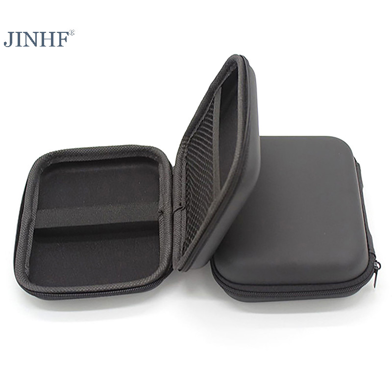 Jinhf EVA Túi Dây Kéo Ổ Cứng Bảo Vệ Túi HDD SSD Cáp USB Sạc Bảo Vệ Túi Cho 2.5 Ổ Cứng Cáp USB Sạc HOT