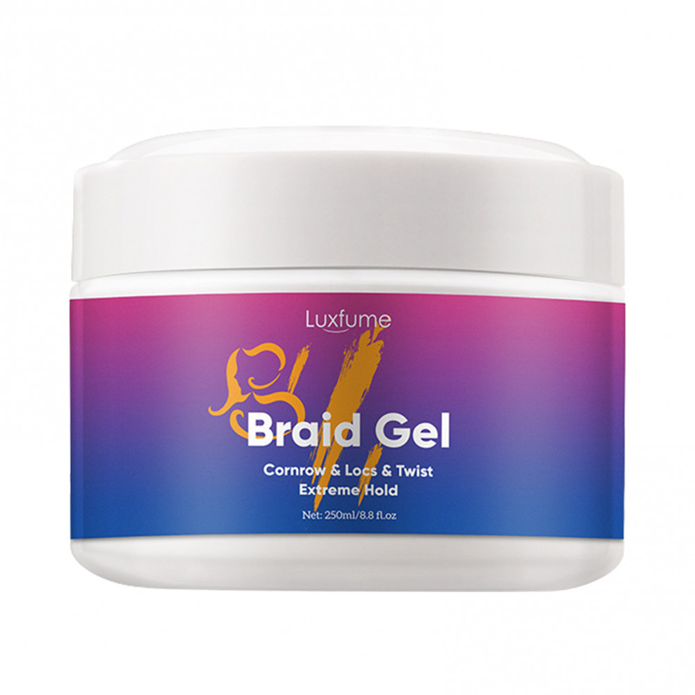 Gel tạo kiểu bện YL, Gel điều hòa tóc 250ml, Tạo kiểu tóc cực kỳ giữ kiểu sáp Braid Gel giữ thêm kiể