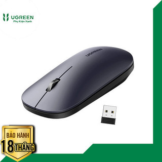 Chuột không dây 2.4ghz ugreen 90372 slim click dpi 4000 chính hãng