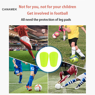 Canamek 1 Mini Bóng Đá Shin Pad Chống Mài Mòn Chống Sốc Bảo Vệ Chân Nhẹ Di Động Bóng Đá Huấn Luyện Chân Ban Mới
