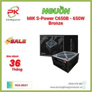 Nguồn mik spower c650b - 650w bronze