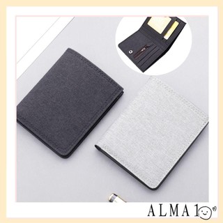Ví Vải Canvas Mini Dáng Ngắn Có Khóa Kéo Nhiều Màu Sắc Đa Năng Tiện Dụng Cho Nam