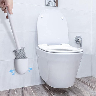 Cọ bồn cầu Silicon, bàn chải toilet nhà vệ sinh