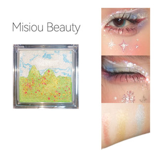 Trang điểm Phấn mắt Châu Âu và Châu Mỹ Sân khấu Trang điểm Ngọc trai Phong cảnh lấp lánh mịn Nổi bật Nhấp nháy Trang điểm thiên nhiên lâu trôi Không dễ phai màu