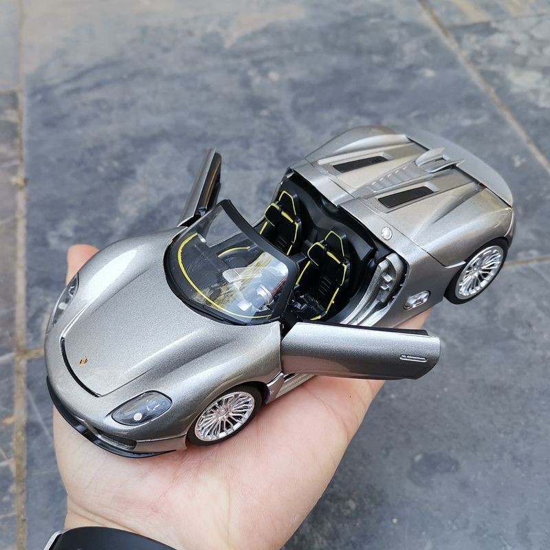 Chính Hãng Willie 1: 24 Porsche Mô Phỏng Xe Ô Tô 918 Spyder Xe Thể Thao Hợp Kim Xe Mô Hình Quà Tặng