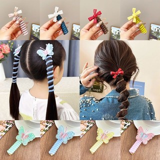 Dây buộc tóc nơ dễ thương cho nữ 2024 Phong cách mới Dây điện thoại trẻ em Dây buộc tóc