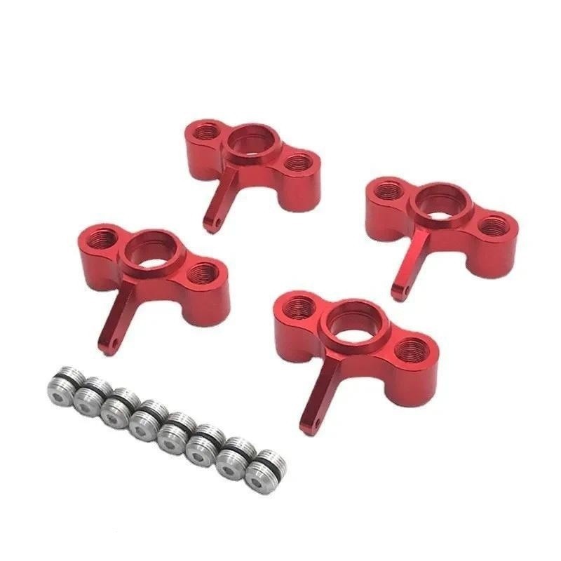 4 Chiếc Kim Loại Lái Knuckles Hub Carrier Cho JLB Racing Cheetah 11101 21101 J3 Tốc Độ 1 / 10 RC Nân