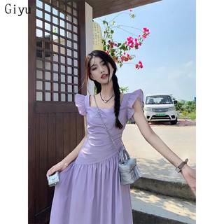 Giyu váy Đầm váy nữ body đầm Dễ thương Cute hàn quốc Phong cách WLQ2430S68 17Z240425