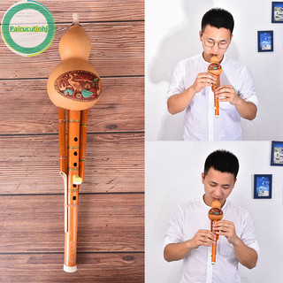 Parucutin chuyên nghiệp Trung Quốc hulusi bầu cucurbit sáo c phím nhạc cụ dân tộc VN