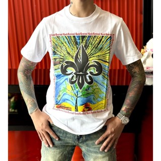 Áo Thun Rock Revival Trắng Phối Màu Cực Nét_RR24