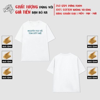 Áo phông nữ form rộng 100% cotton áo thun nam form rộng cá tính áo local brand đáng yêu HHU049
