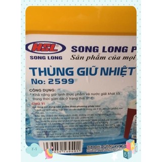 Thùng giữ nhiệt songlong plastic