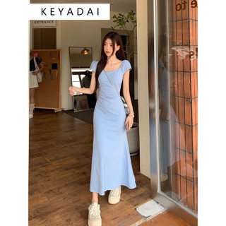 KEYADAI váy Đầm váy nữ body đầm hàn quốc xu hướng Cute Dễ thương WLQ2450B7K 19Z240511