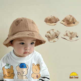 Mùa Xuân Thu Cho Bé Người Cá Mũ In Hình Dễ Thương Gấu Nhỏ Bé Trai Bé Gái Du Lịch Xô Nón Chất Liệu Vải Cho Bé Đạt Đỉnh Mũ Mềm Mại Cho Trẻ Sơ Sinh Mũ Che Nắng