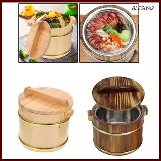 Hộp đựng gạo Nhật Bản, gỗ 16cm cho nhà bếp gia đình