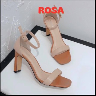 Giày sandal mũi vuông bít hậu gót đũa 9p RF cg-0367