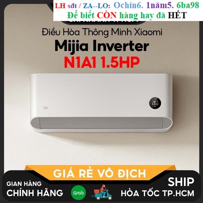 Rẻ [Chính Hãng] Điều hoà (máy lạnh) 2 chiều Xiaomi Mijia KFR-35GW/N1A1 – Tiết kiệm điện, tự làm sạch