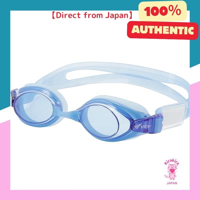 [View] Swimming Goggles Made in Japan for Elementary School Students Age 6-12, Fog-resistant, Compatible with Prescription Lenses, SWIPE UV Cut, Antimicrobial Specifications V740JSA BK 【Direct from Japan】