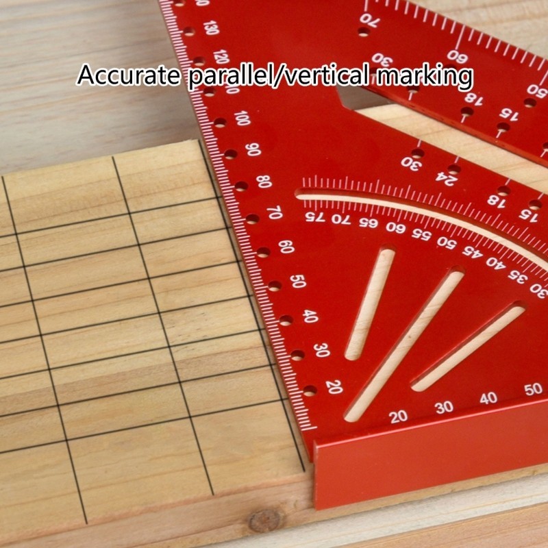 HL Carpentery Square 7inch Square MultiPurposes Carpentery Tool Square Protractors Thước MarkingGaug
