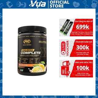 Bột PVL - EAA + BCAA COMPLETE (30 lần dùng) - Hỗ trợ phục hồi cơ bắp, tăng sức mạnh và chống mệt mỏi - Chính Hãng
