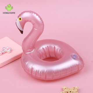 Henghome mini bơm hơi flamingo bể bơi phao đồ chơi uống phao cốc đồ chơi dự tiệc *