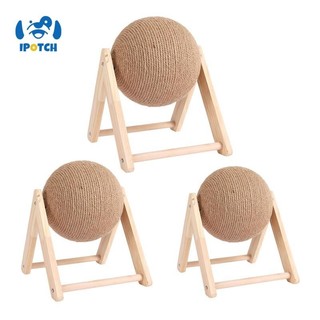 Ipotch Mèo Trầy Xước Bóng Ngộ nghĩnh Vuốt Sisal Dây Bóng Scratcher Đồ Chơi Cho Đệm Mèo