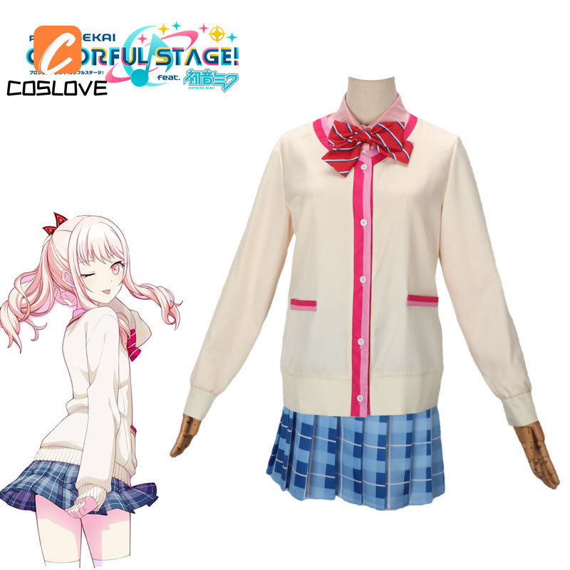 Dự Án Sekai Sân Khấu Đầy Màu Sắc Akiyama Mizuki Cosplay Quần Áo Trọn Bộ Trang Phục Phù Hợp Với Người