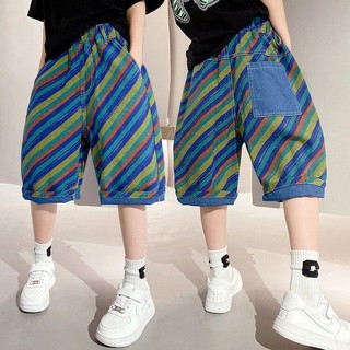 Quần short bé trai mùa hè phong cách mới thời trang phong cách phương tây bé trai quần denim thời trang bé trai đẹp trai quần trẻ em hợp thời trang