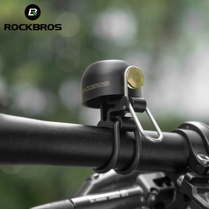 Rockbros Xe Đạp Hợp Kim Chuông Đồng Chống Thấm Nước Nhẹ Sừng100DB High Decibel Retro Xe Đạp Chuông Cho MTB Xe Đạp Đường Bộ