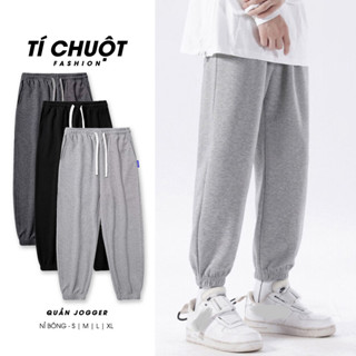 [Nhập THOITOI20 Giảm 20%] Quần jogger nỉ bông nam nữ bigsize, quần dài nỉ bông ống rộng lai thun thời trang