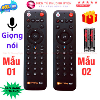 SKU139 - Remote điều khiển đầu FPT Play Box Mã 04, Sử Dụng Giọng Nói 2022, 2021, 2020, 2019, 2018