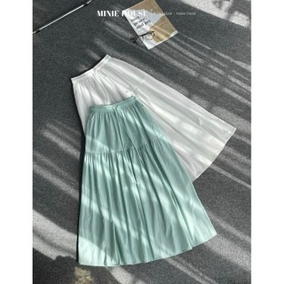 Chân váy xòe lưng thun dây rút 6055