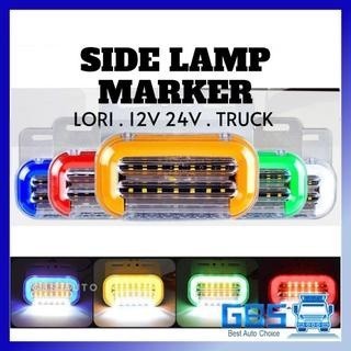 Đèn sườn xe tải soi lốp. Đèn hông xe tải LED nháy chữ C cực đẹp.