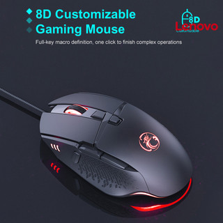 Chuột chơi game Lenovo IMICE T91 Chuột máy tính ABS tương thích có thể điều chỉnh DPI có thiết kế nút cho văn phòng