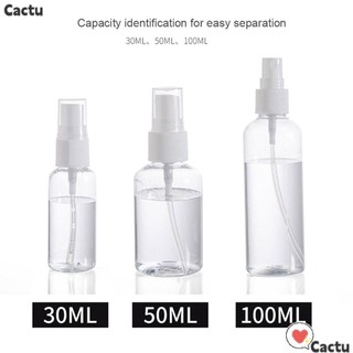 Bình Xịt Rỗng Trong Suốt 50ml/75ML/100ml Dùng Chiết Mỹ Phẩm Khi Đi Du Lịch