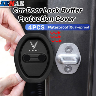 4 Vinfast Silicone Khóa Cửa Ô Tô Vỏ Bảo Vệ Khóa Cửa Giảm Chấn Im Lặng Phụ Kiện Cho Vinfast Fadil VF E34 7 8 9 VF8 VF9 LUX A SA 2.0 Chủ tịch