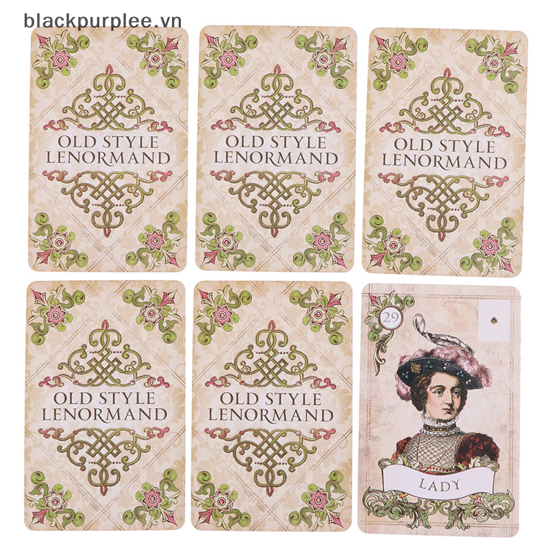 Burple Old Style Lenormand Oracle Card Tarot Party Prophecy Bó toán Trò đọc.

