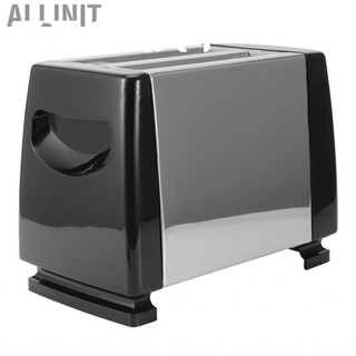 Allinit 650-850W Automatic Bread Toaster Baking Breakfast Machine Stainless Steel 2 Cooking EU Plug 220 - 240V