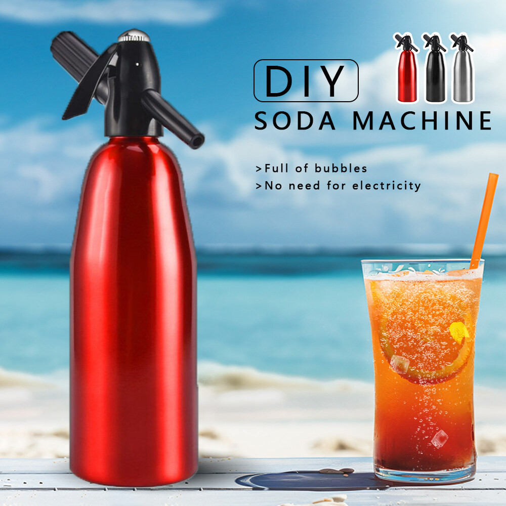 Máy Làm Soda Nhôm Máy Nước Soda Hộ Gia Đình Cola Bong Bóng Trà Sữa Tập Gym Không Đường Đồ Uống