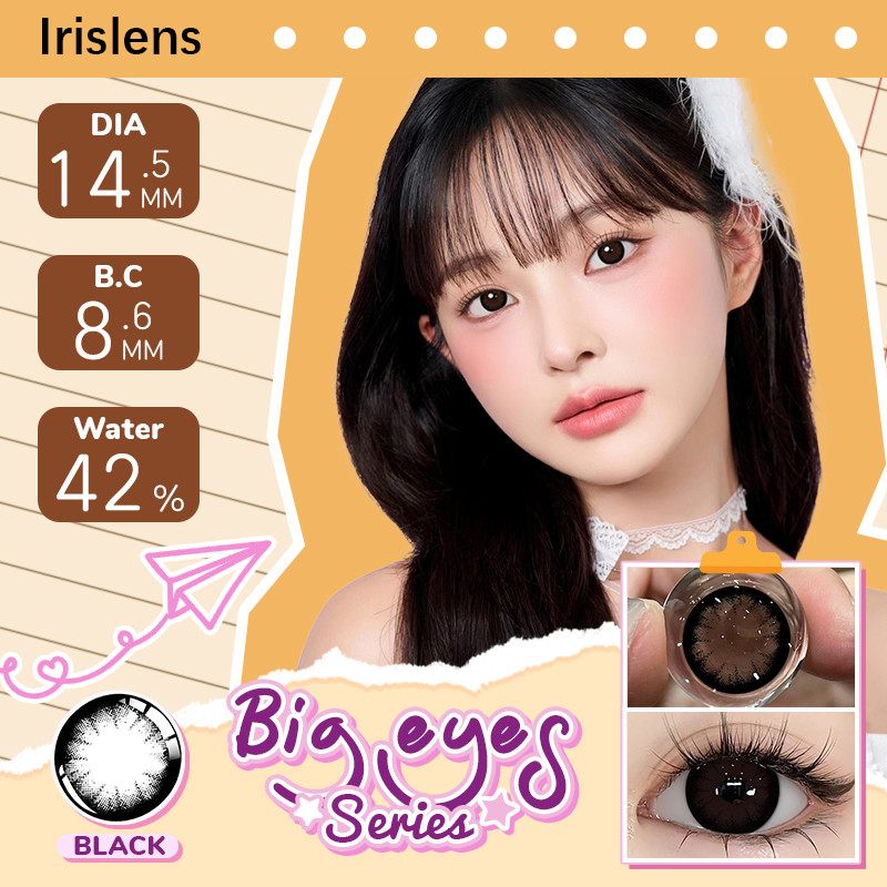 Kính áp tròng MCK1 Màu Mắt To Mềm Mại Tự Nhiên 0.00--4.00 Thoải Mái Với Trang Điểm 14.5mm