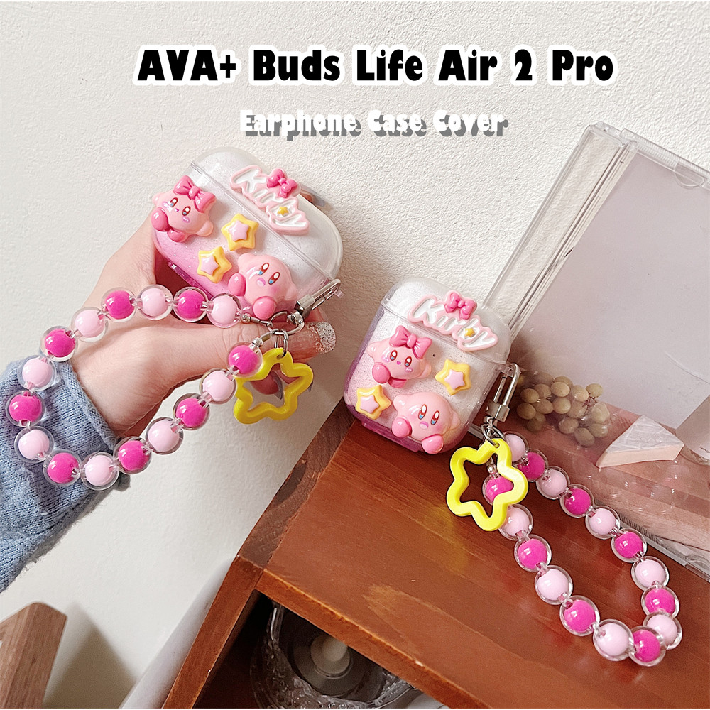 [Xu Hướng Mặt Trước] Dành Cho AVA + Buds Life Air 2 Pro Vỏ Tai Nghe Silicon Mềm DIY Tạo Kiểu Hoa