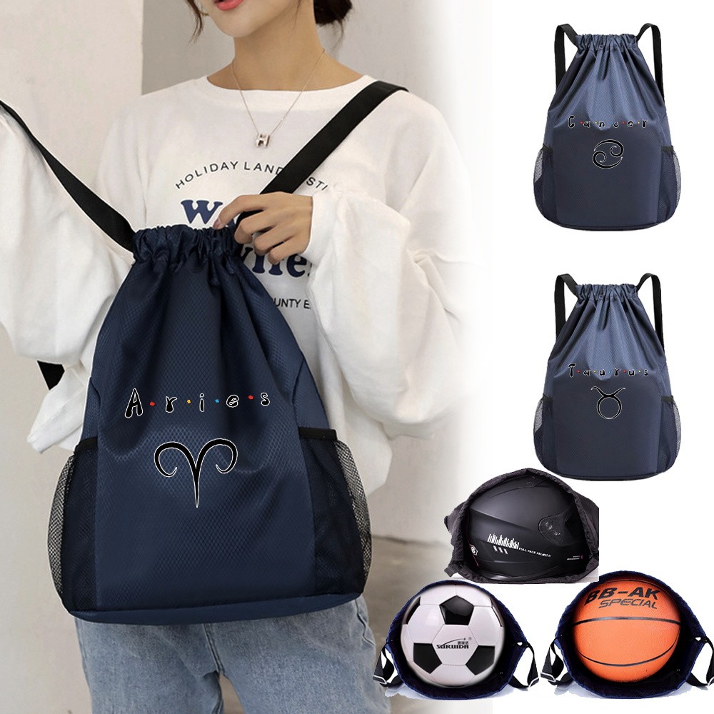Portable Football Basketball storage bag Pull string bag Helmet Cover / Helmet Bag Hot Sale constell