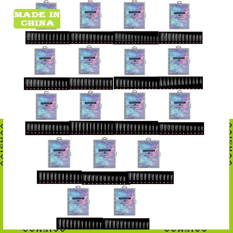 Aa Dual-Nail Forms Clear Nail Extension Tips Forms DIY Nails Dụng cụ làm móng tay