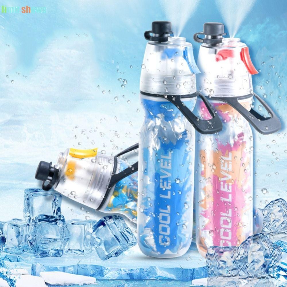 Limit SHOWS Bình Nước Thể Thao Phun Sương Đa Năng, Bình Nước Tập Gym Chất Liệu Nhựa An Toàn,Chai du 