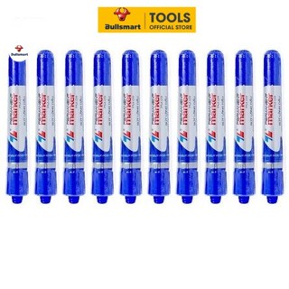 Hộp 10 Cây Bút Lông Dầu 2 Đầu Thiên Long PM09 ( Xanh, Đỏ) mực đạt tiêu chuẩn Châu Âu, bám dính tốt trên nhiều vật liệu